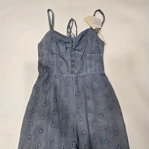 Tularosa Valerie Jumpsuit in Vintage Blue XS - Picture 4 of 11